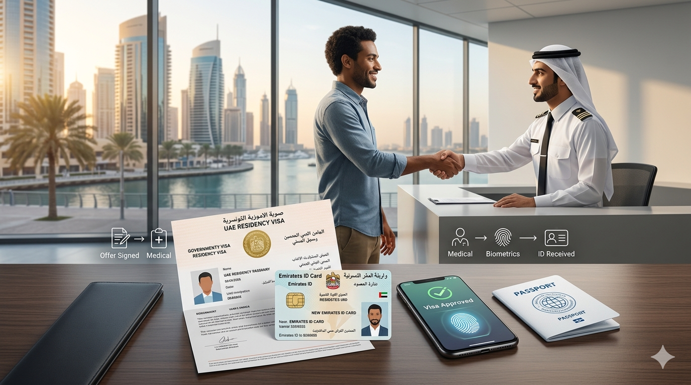 Work visa process Dubai