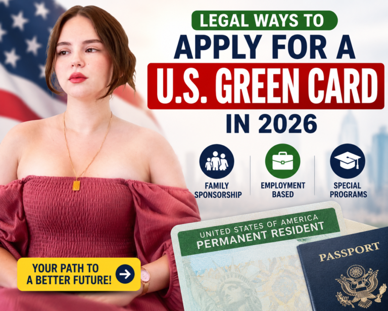 Legal Ways to Apply for a U.S. Green Card in 2026